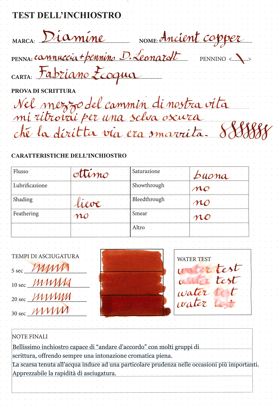 Inchiostro Per Penna Stilografica Diamine Earl Grey | 30 Ml | Colore Grigio Tè | Fatto In Inghilterra